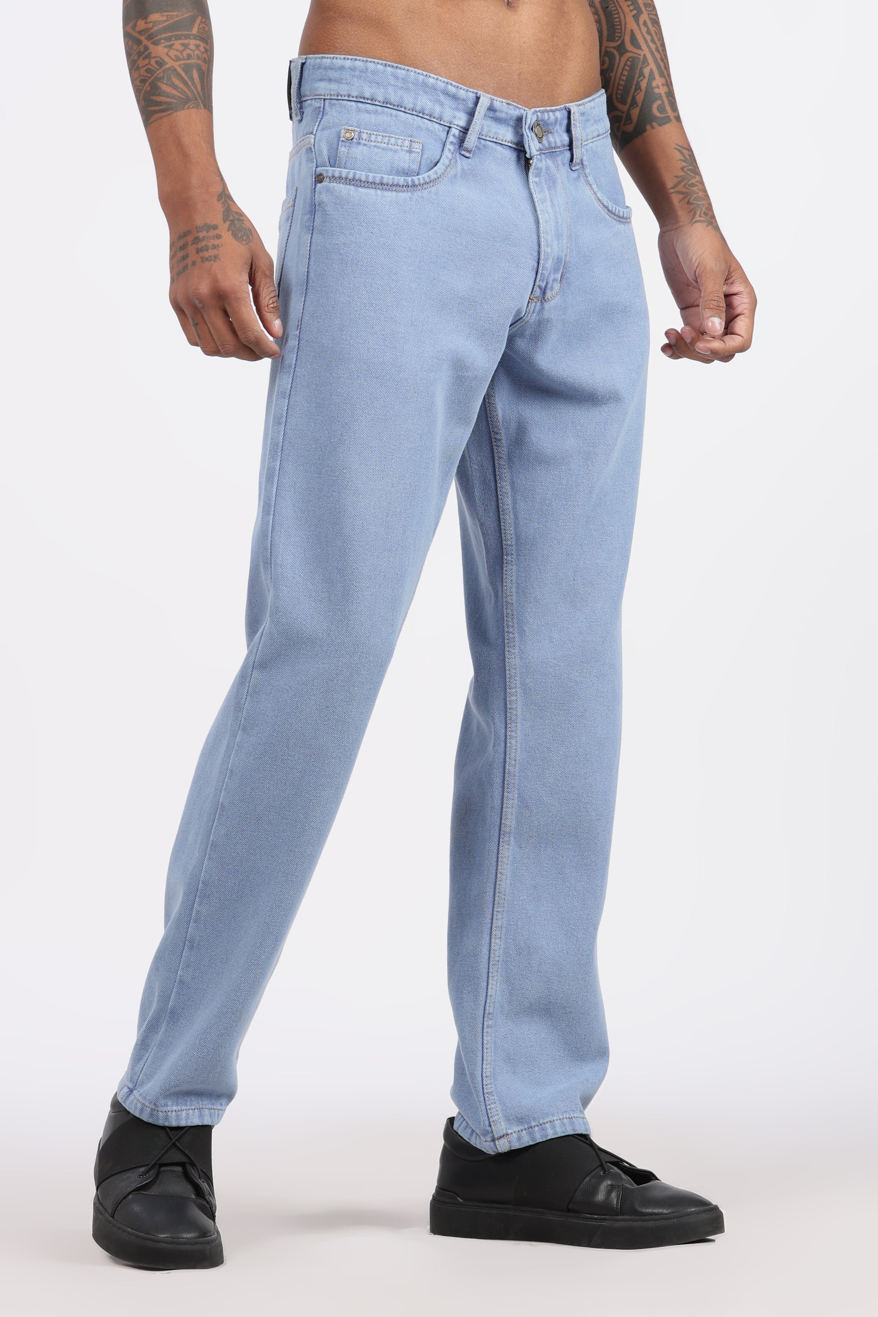 Mens Regular Fit Jeans - Ice Blue