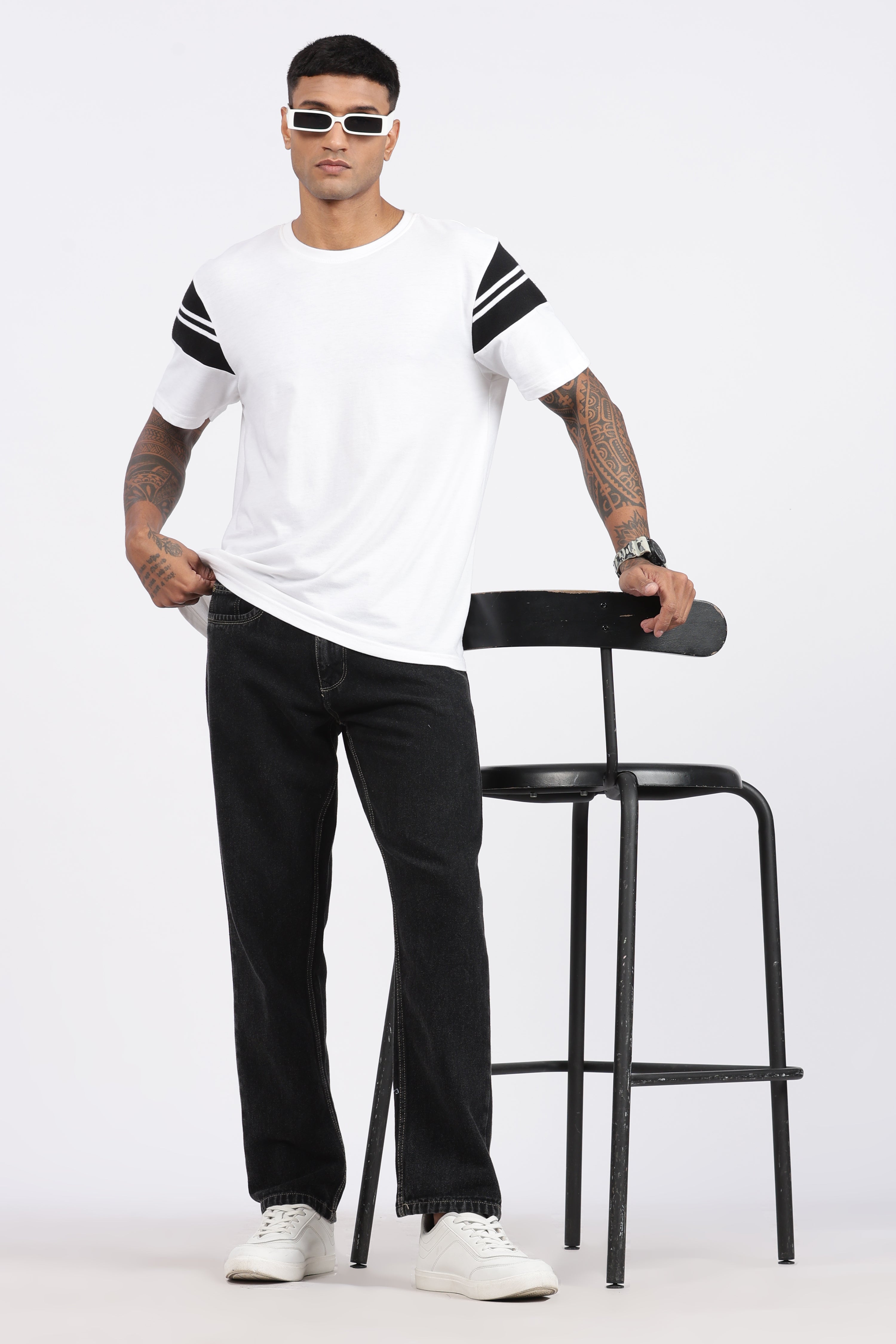 Mens Regular Fit Jeans - Charcoal Black