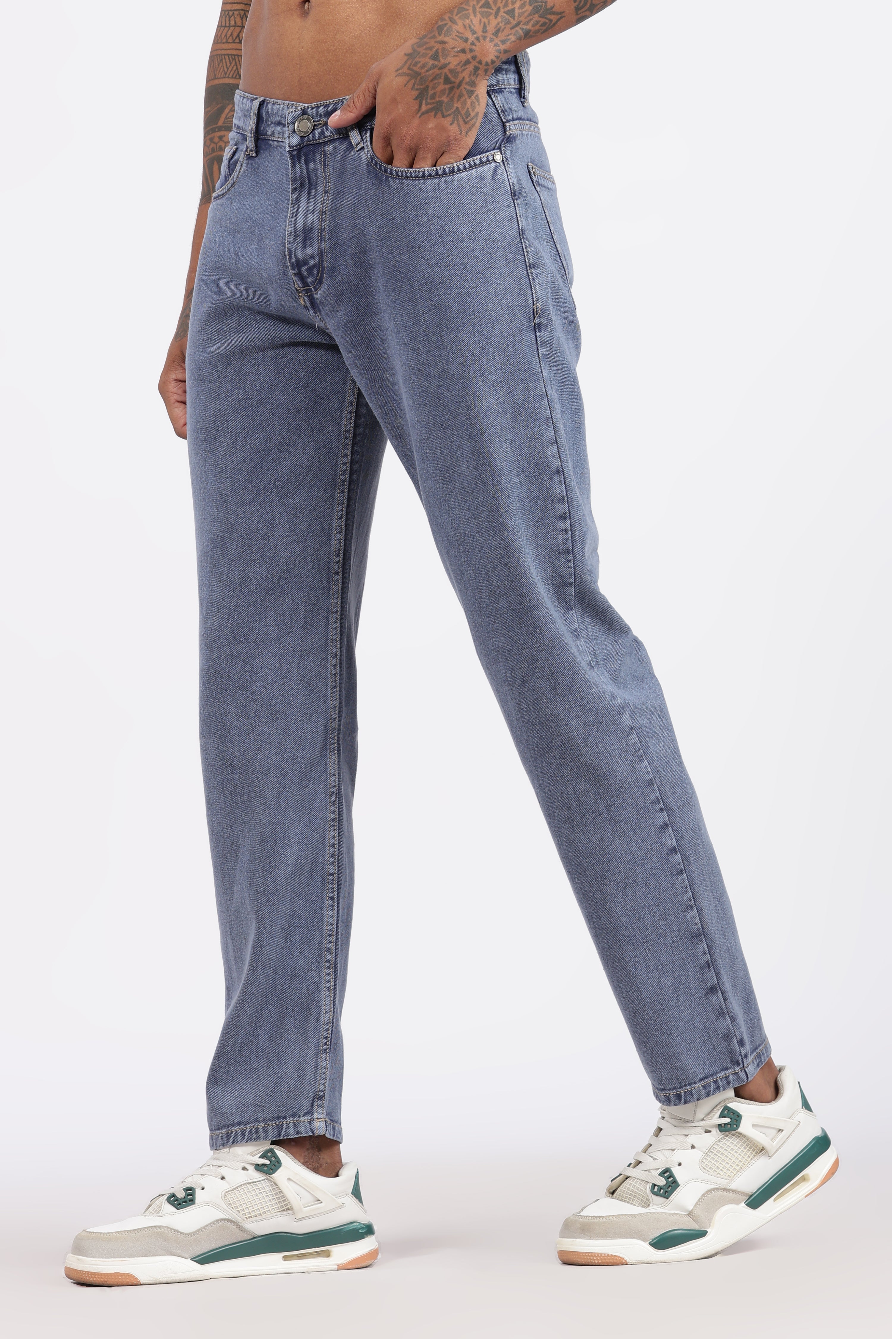 Mens Medium Blue Mom Fit Denim jeans