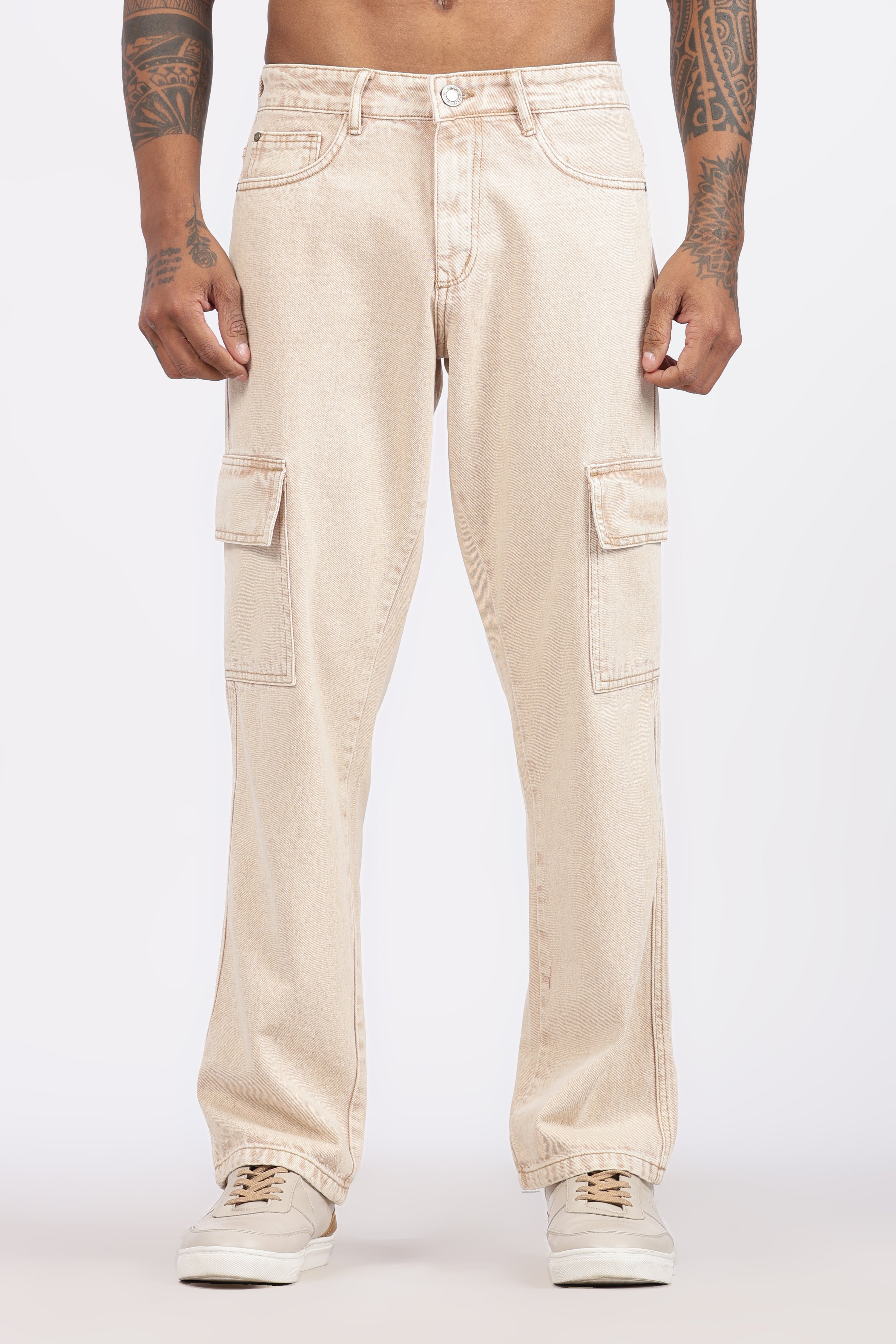 Cargo Pants | Sand Beige