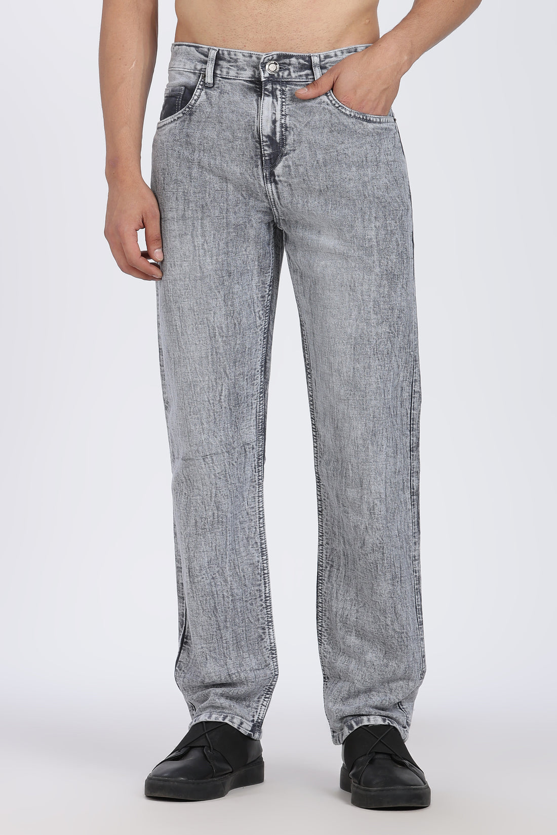 Regular Fit | Faded Dark Grey