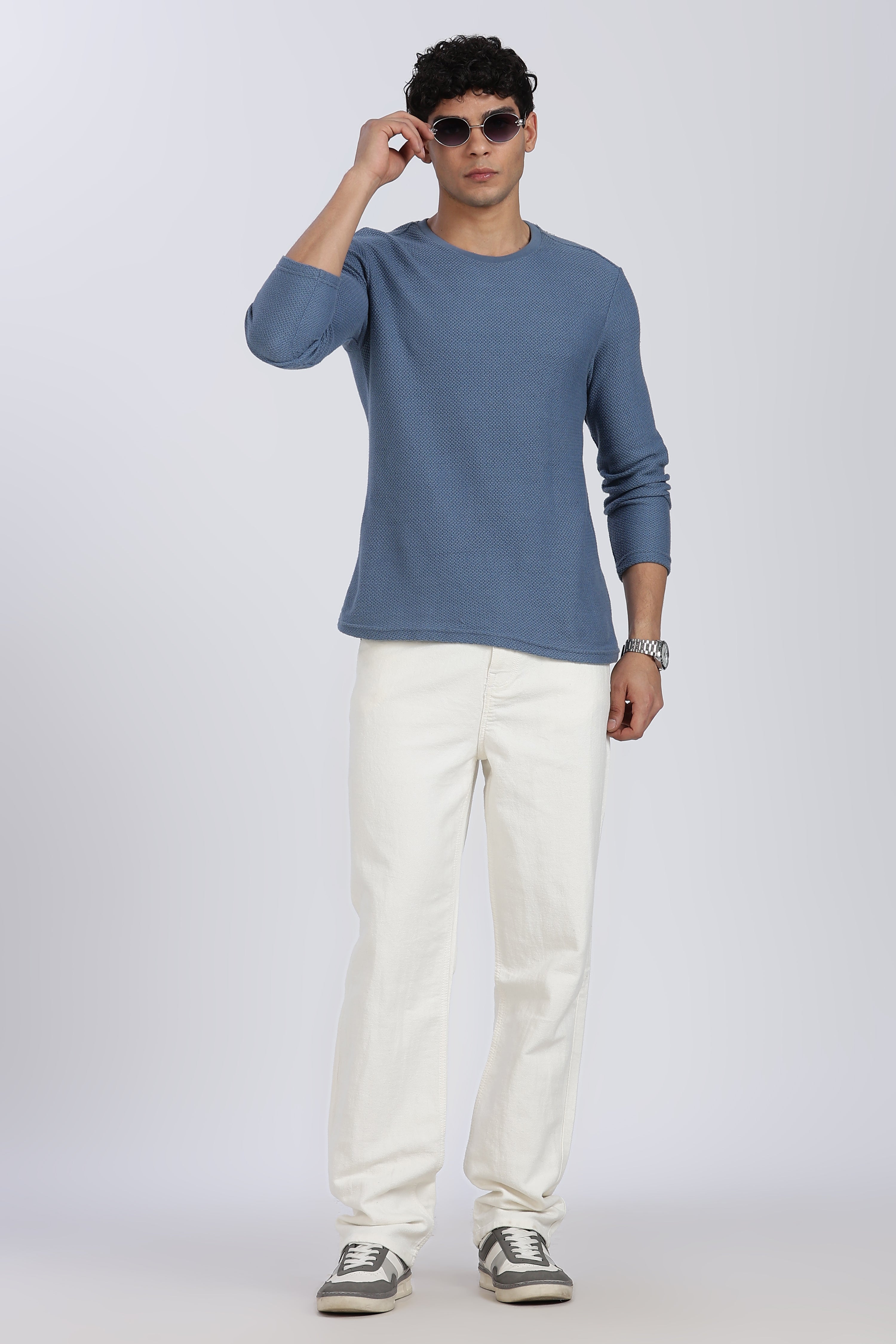 Regular Fit | Faded Light Grey