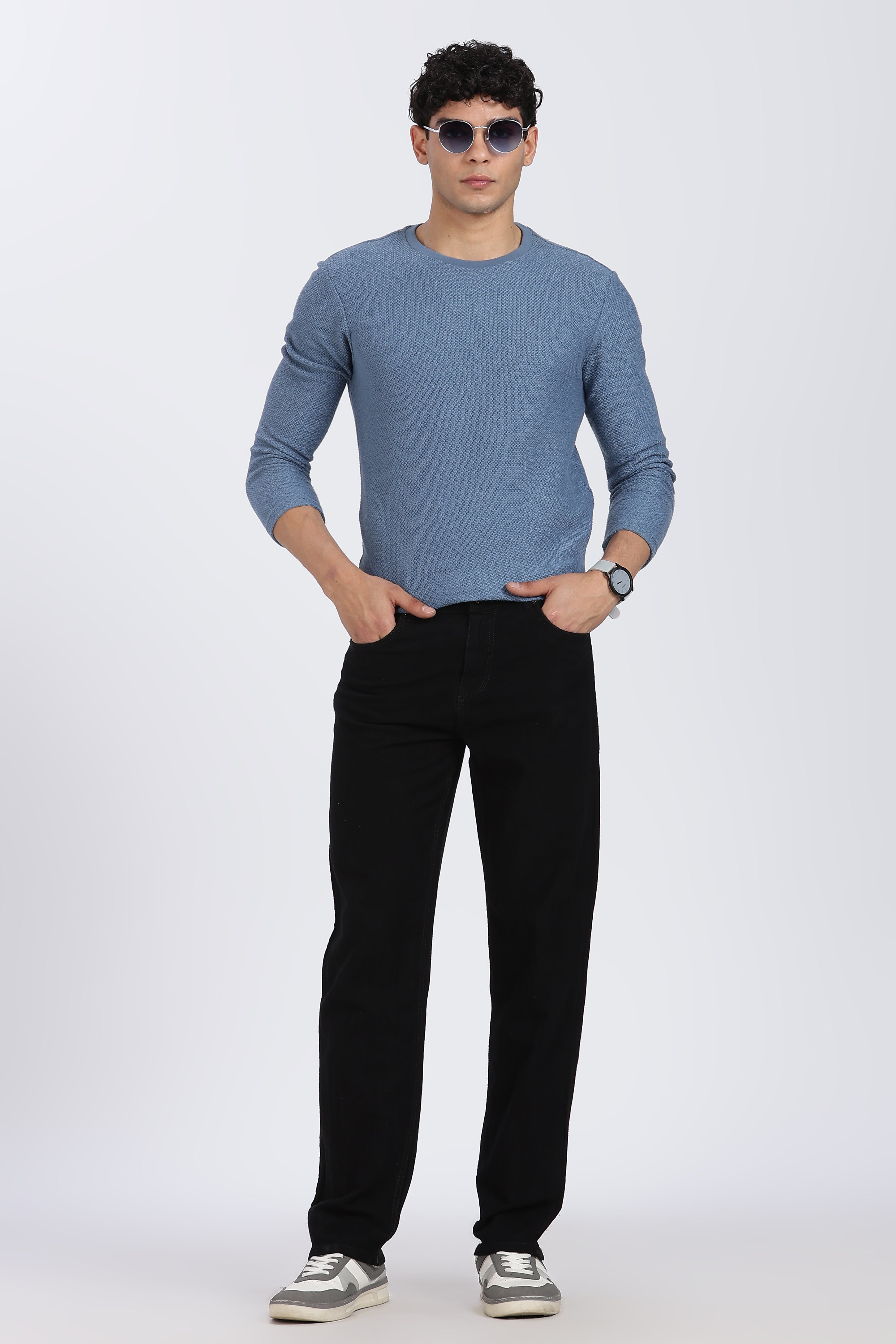 Regular Fit | Faded Light Grey