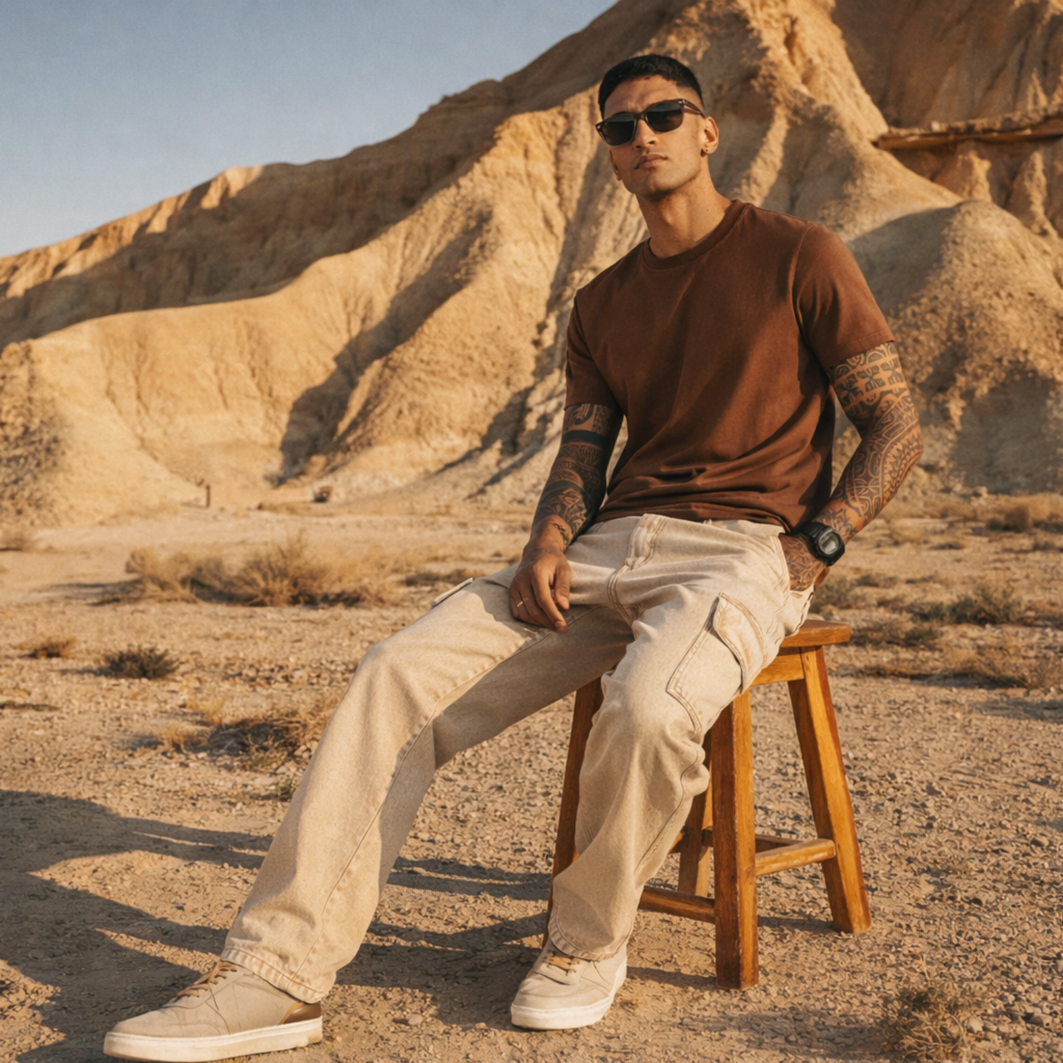 Cargo Pants | Sand Beige